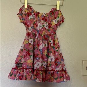 Matilda Jane Pink Floral Ruffle Hem Girls Dress